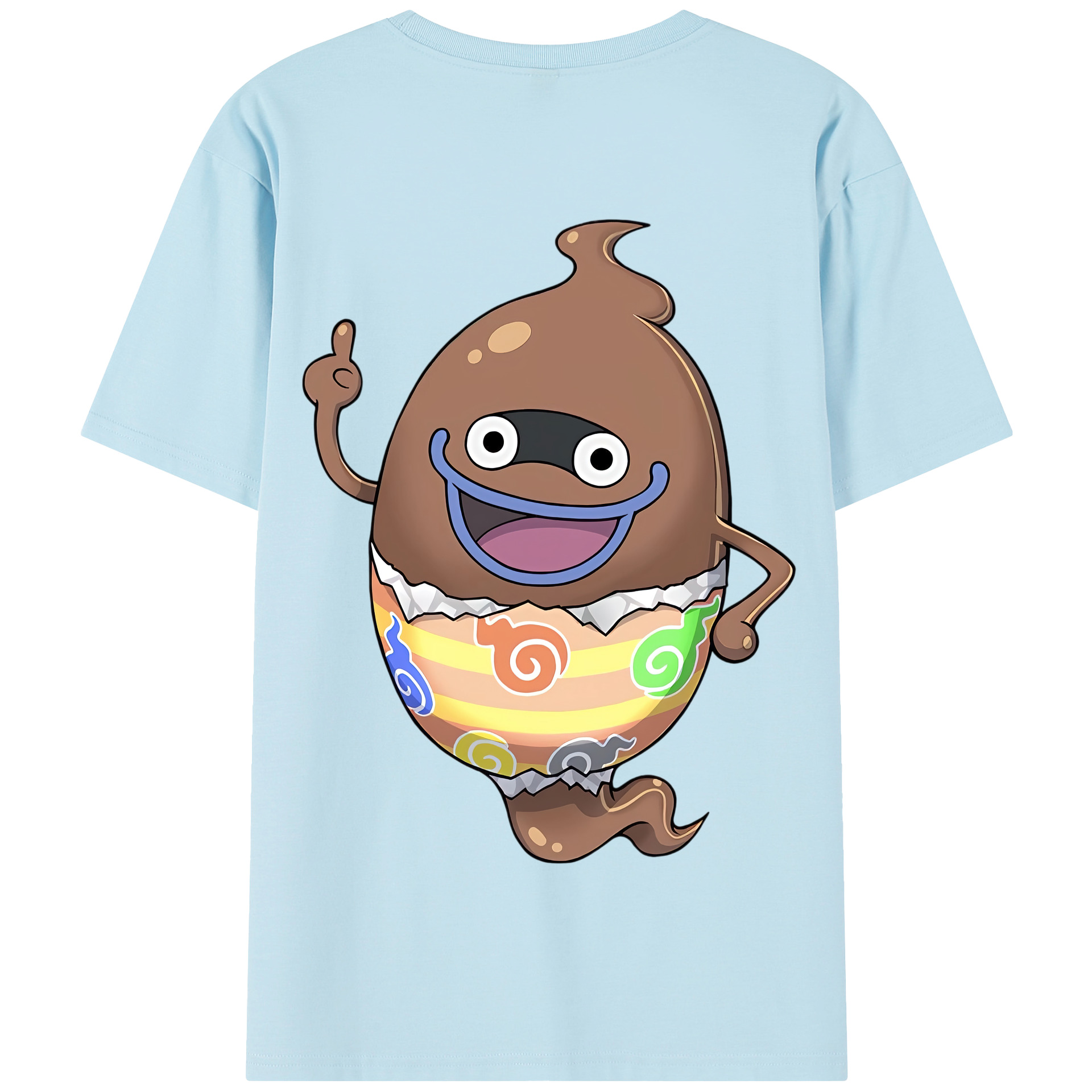 （画像用） 妖怪ウォッチ Yo-kai Watch 綿100％半袖Tシャツ（背面プリント）